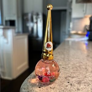 Gold and Pink Cuticle Oil